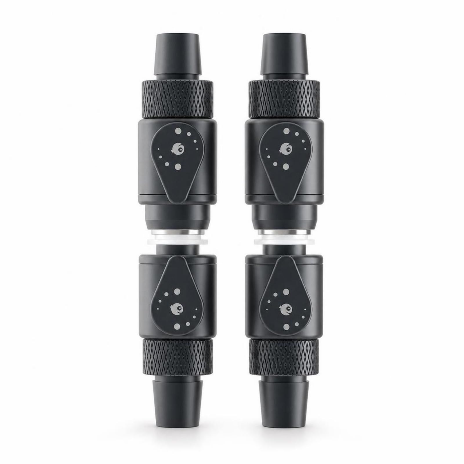 2 Piezas Conector Rápido con Válvula Bola Impermeable Conector Rápido Tubo Compacto Adaptador Tubo para Acuaristas, s, 16mm A 20mm