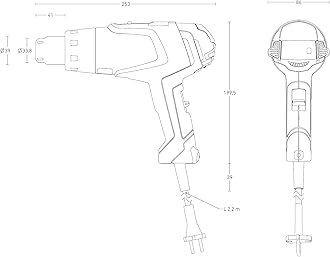 Steinel HL 1920 E 352103 Heat Gun 2000 W Hot Air Blower Temperature Continuous from 80°-600°C, Air Flow in 3 Levels