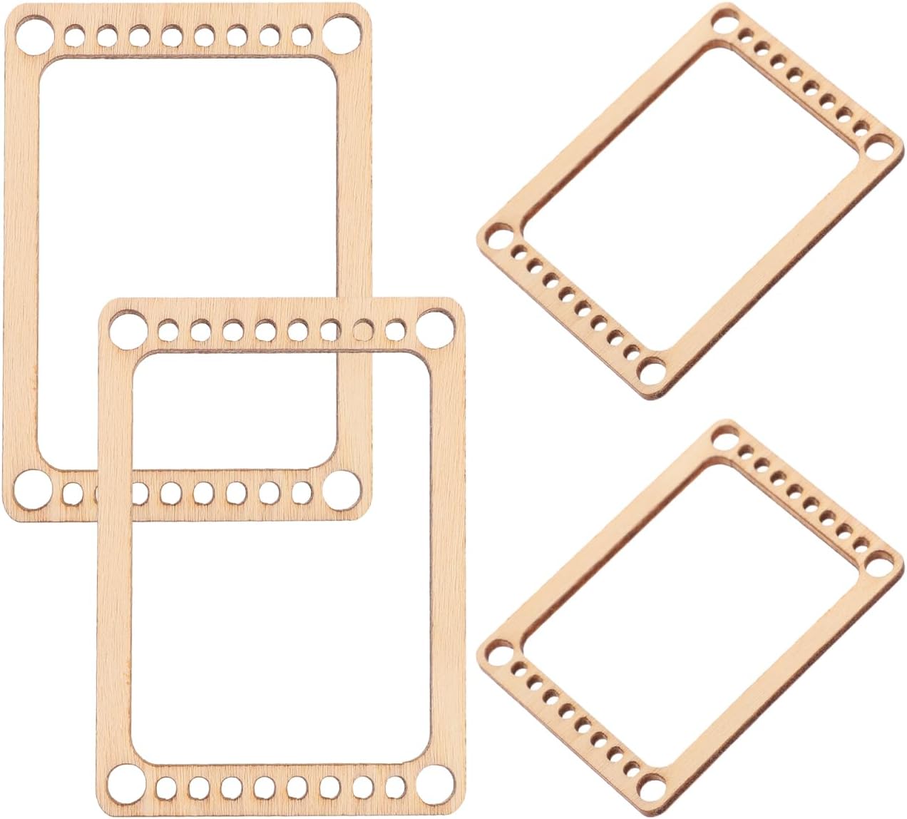 EXCEART Mini Weaving Board Wooden Loom Compact Portable Handcraft Tool for Creative Arts and Crafts Small Braided Frame for on-The-Go Weaving Projects
