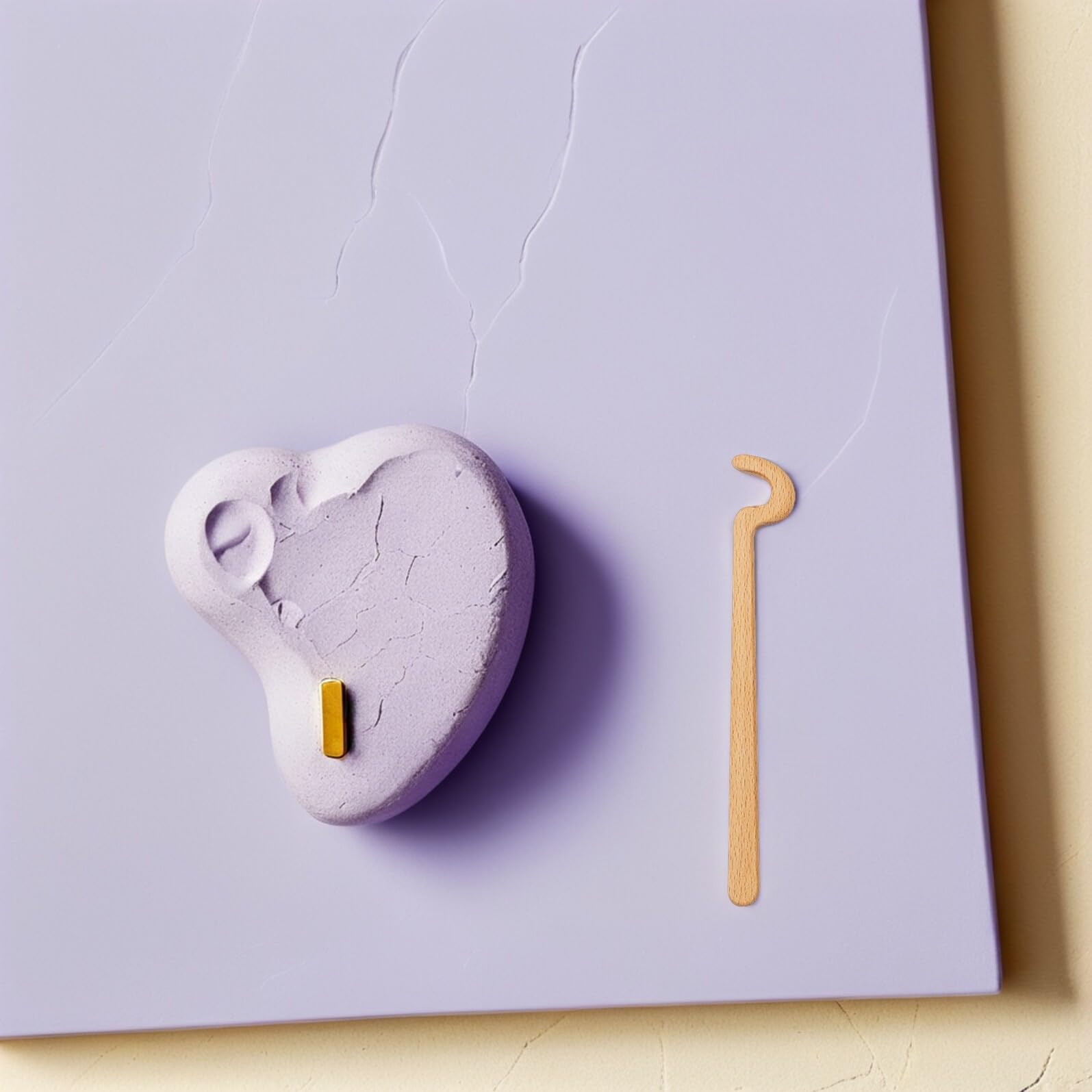 Gatuida Utensili per Ceramica in Legno 2 Pezzi, Bastoncini per Scolpire e Modellare Argilla, Strumenti per Rifinire e Formare Bordi, Accessori per Laboratori di Ceramica