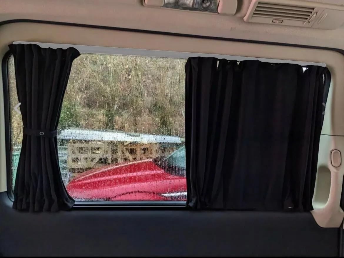 Cortinas Camper Furgoneta Interior, Cortinas Opacas For Coche, Parasol con Rieles De Plástico, Uso Apto para VW T5, T6 Y .1(Tailgate Window)