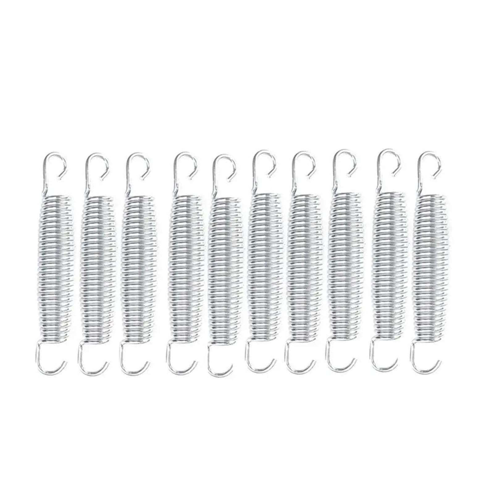 Colchoneta Recambio Exterior Trampolín 10 Uds Resortes De Trampolín Accesorios De Kit De Repuesto De Resortes De Acero Galvanizado De Alta Resistencia