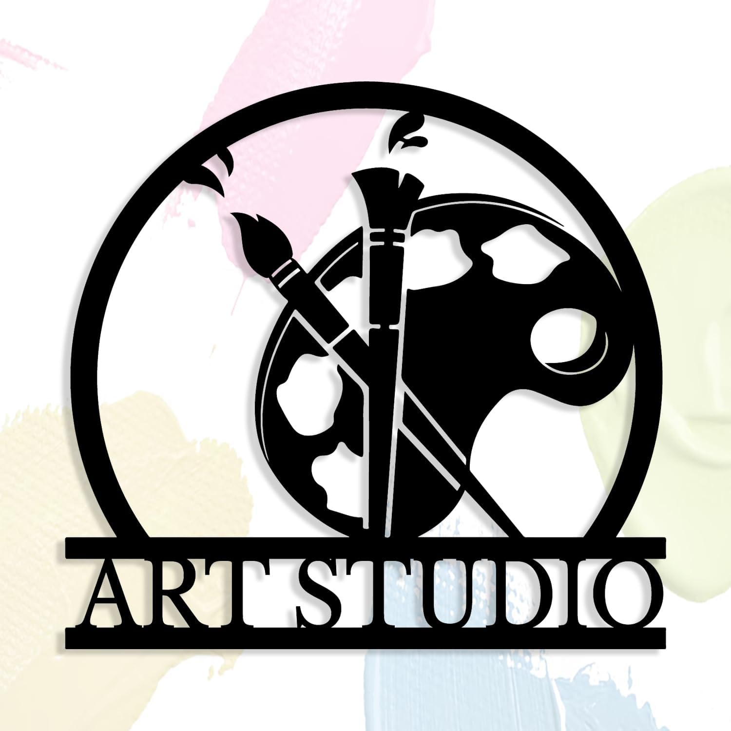 Amazon.com: Custom Art Studio Metal Sign,Personalized Painter Name Sign ...