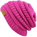 The Hat Depot Exclusive Unisex Chunky Thick Cable Knit Beanie Skull Winter Hat