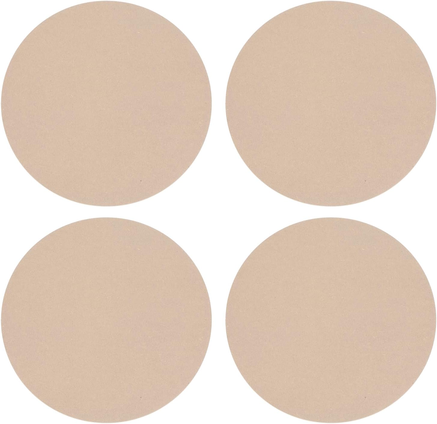 4 Pack 12" 304mm OD Ceramic Drying Slab, 8mm 1/3" Thick Round Clay Wedging Board Sculpture Base Plate Pottery Wheel Bats Without Holes, Sand Table Baking Model Bottom Block