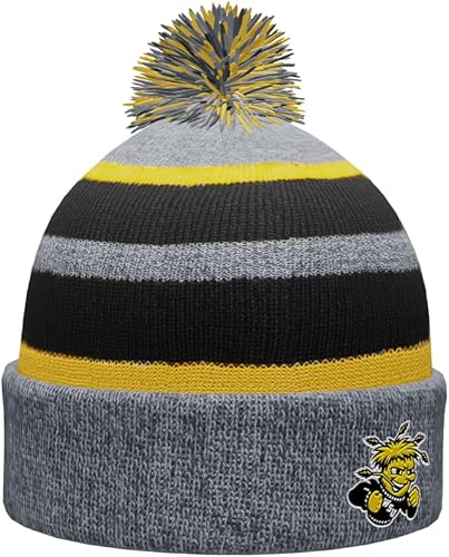 Miniatura 9 de NCAA Prime - Gorro de punto de invierno con pompón plegable