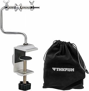 THKFISH Spooler de Hilo de Pesca Enrollador de Hilo de Pescar Accesorios de Pesca Portátil Estable Ajustable Enrollador de Hilo de Pesca/removedor de Hilo de Pesca