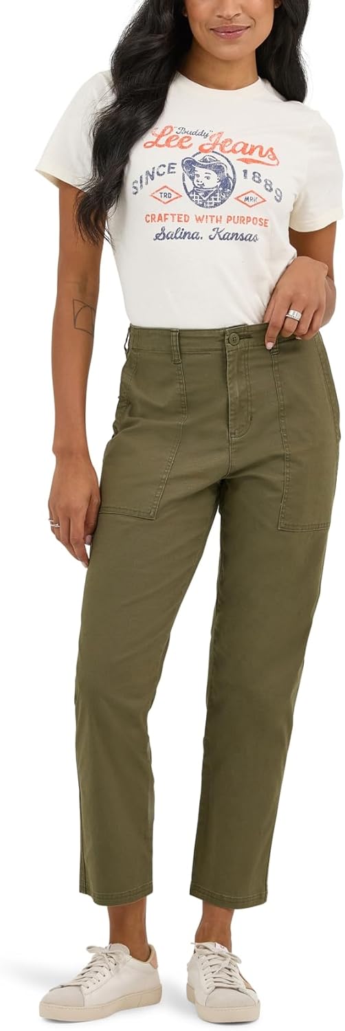 Lee Womens Legendary 26" Utility Crop Pant - Image 4