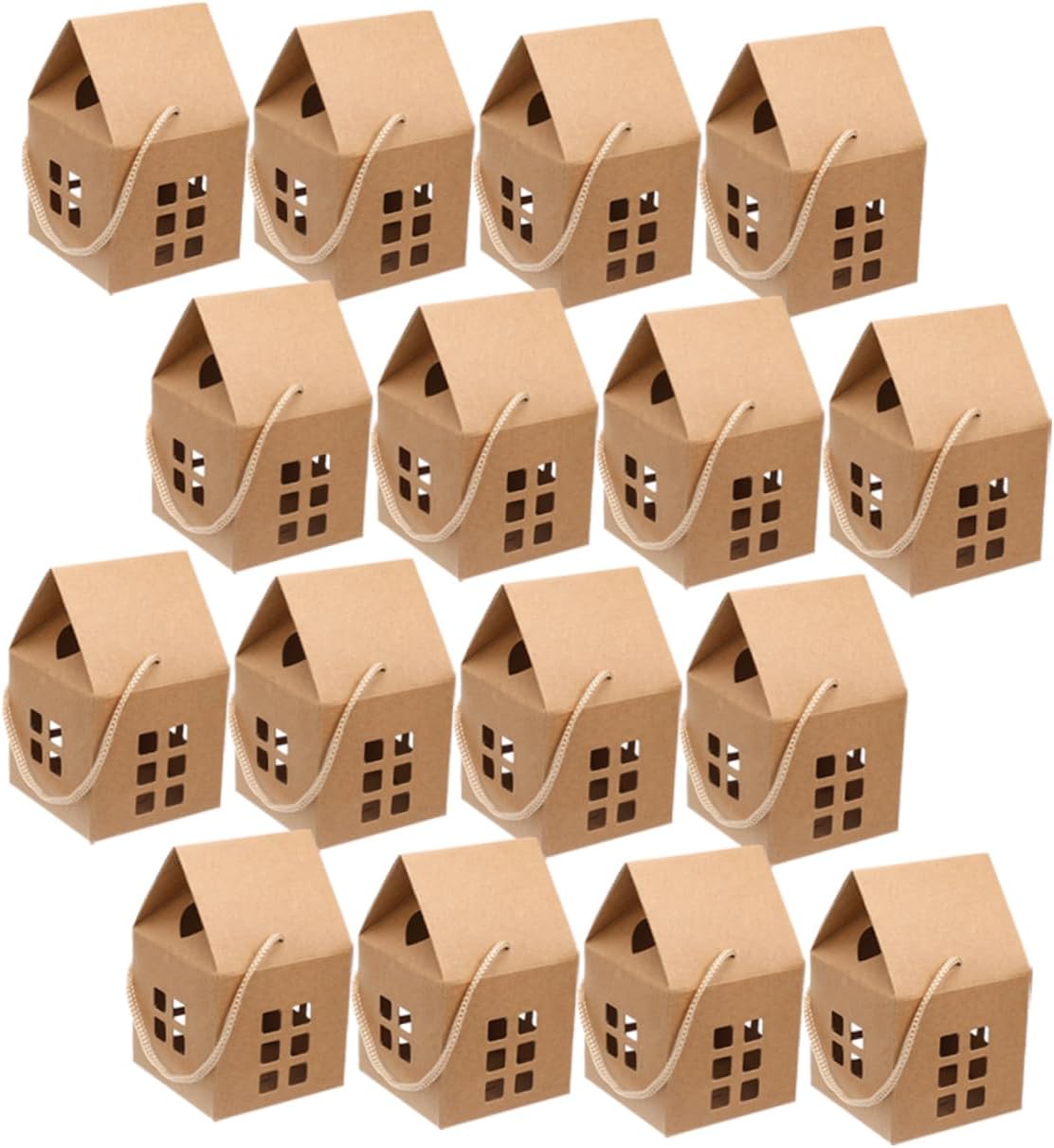FOMIYES 24pcs Christmas Boxes Lids Multi-function Paper Candy Boxes for Party Favors