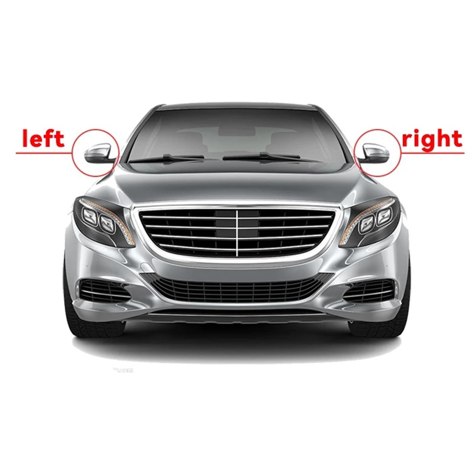 Couvercle de rétroviseur latéral Pour Benz Pour W176 W246 W204 W212 W221 Pour C177 Pour X204 X156 Couvercle de rétroviseur