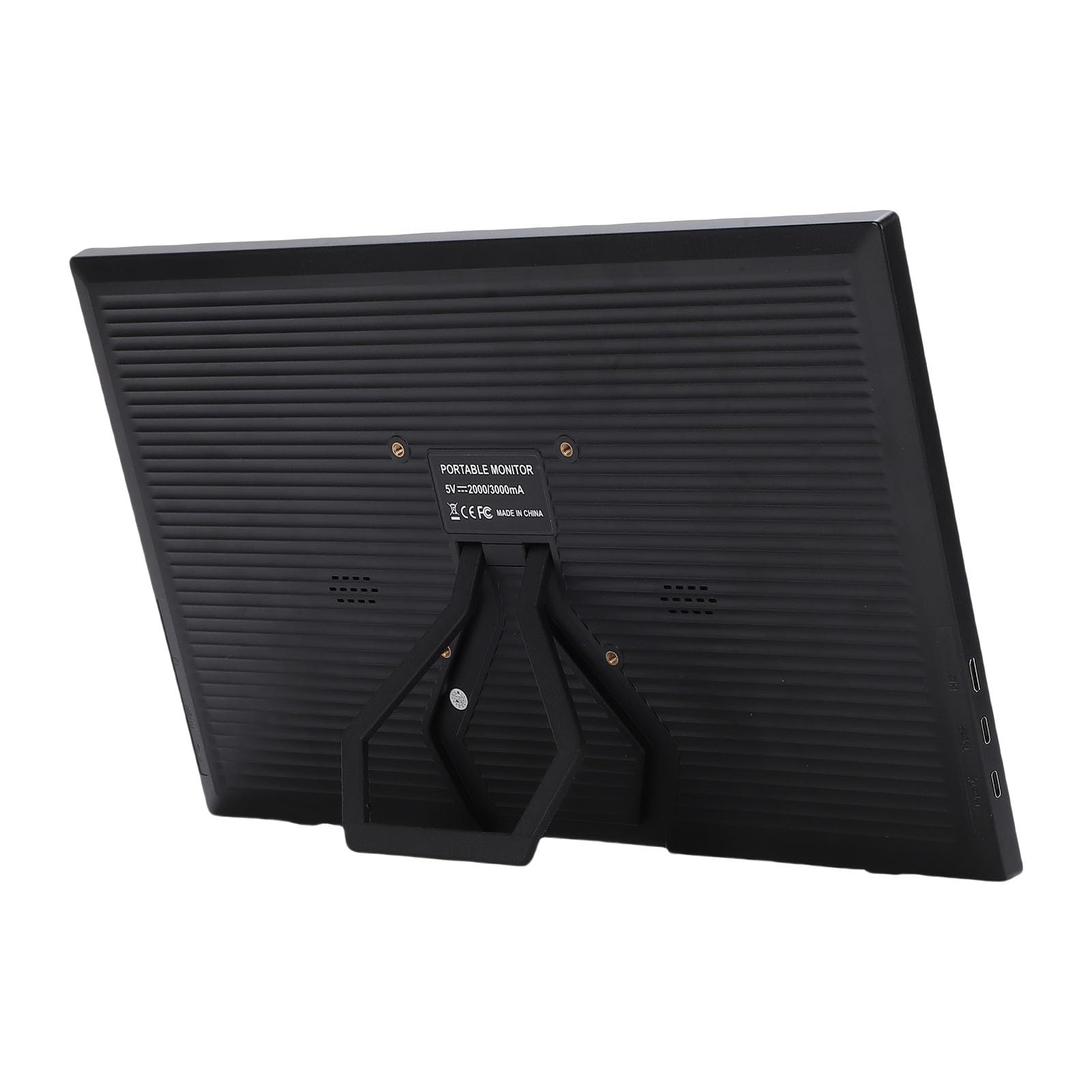 Przedłużacz Ekranu Laptopa 15,6" Przenośny Monitor 1080P, Wyświetlacz USB C Typu Plug and Play ze Stojakiem, Podwójny Przedłużacz Ekranu do Laptopa, Tabletu, Wbudowane Głośniki