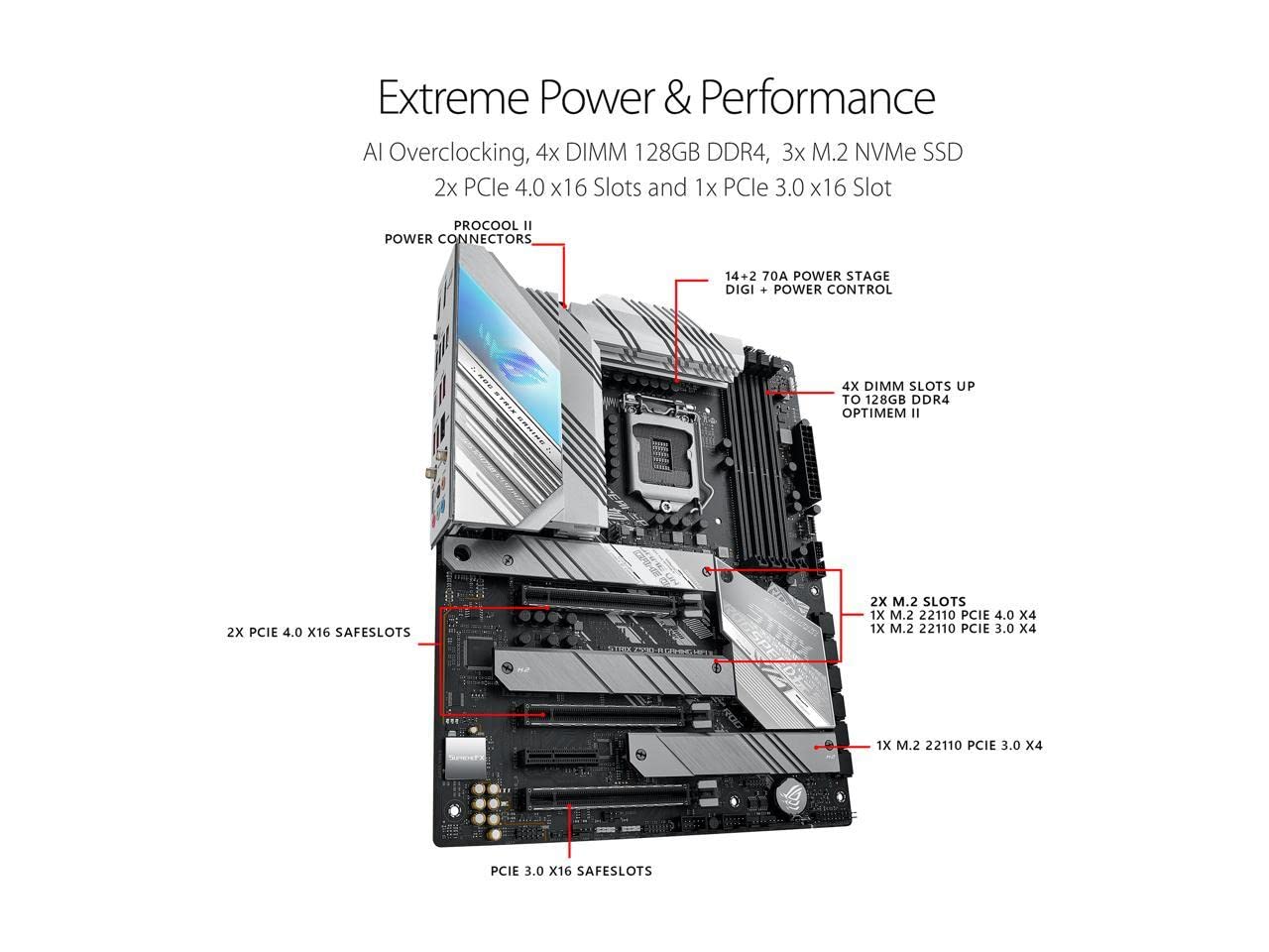 Amazon | Asus ROG Strix Z590-A Gaming WiFi II LGA1200(Intel 11th