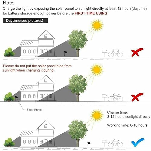 Miniatura 7 de Guirnalda de luces solares, 100 luces LED de alambre de cobre, luces solares de 33 pies, 8 modos, impermeables, para exteriores, para fiestas de