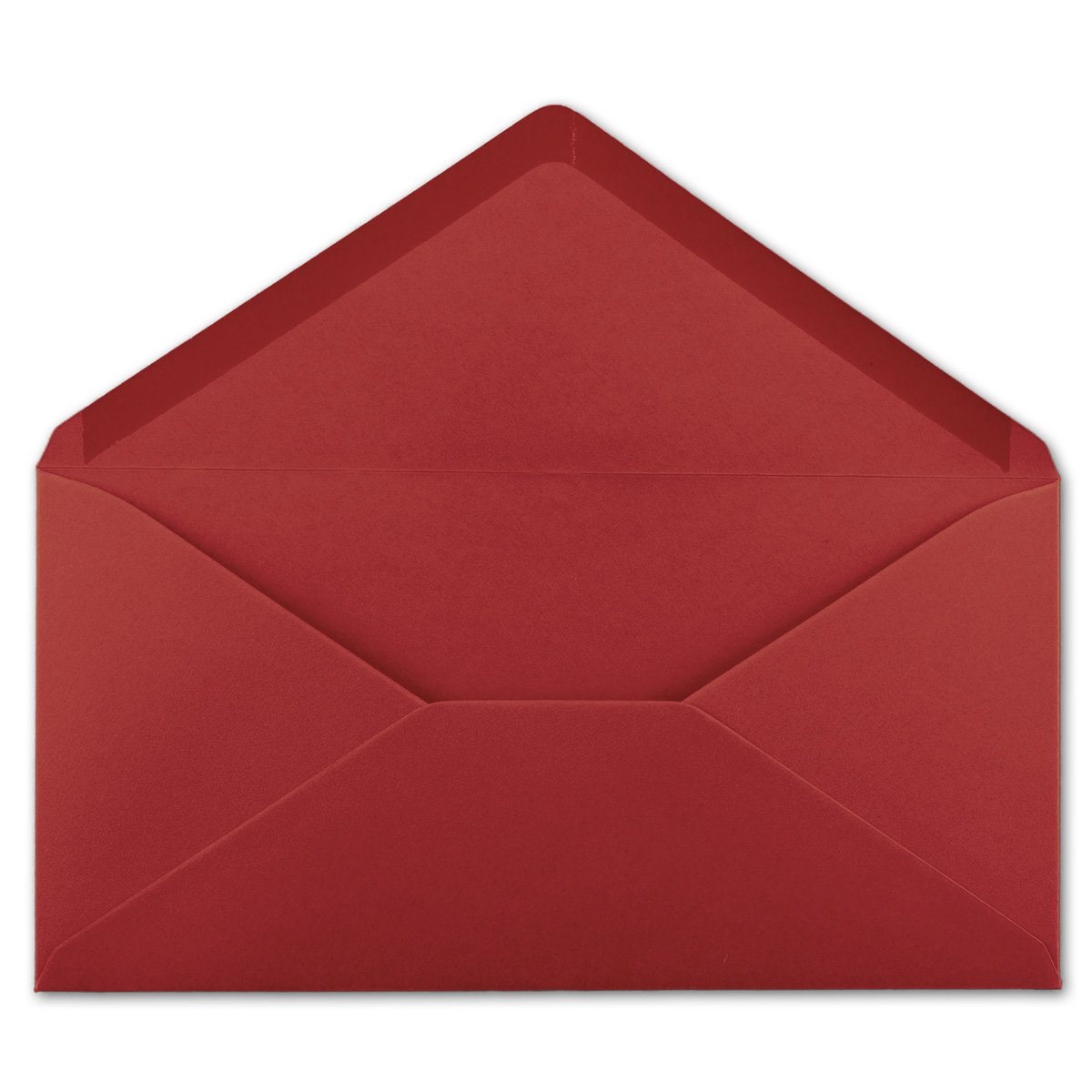 1000 DIN Lang Briefumschläge Dunkelrot 22 x 11 cm -120 g/m² Nassklebung Post-Umschläge ohne Fenster ideal für Weihnachten Grußkarten Einladungen von Ihrem Glüxx-Agent