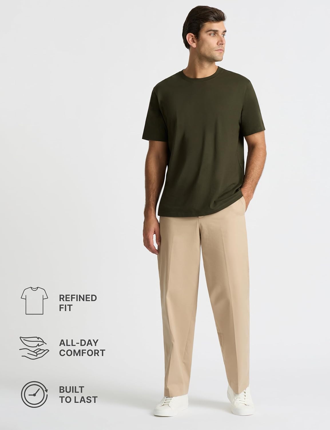 Men’s Good Earth Cotton® Classic T-Shirt – Australian-Grown Cotton, Crew Neck, Short Sleeve, Regular Fit - Image 6