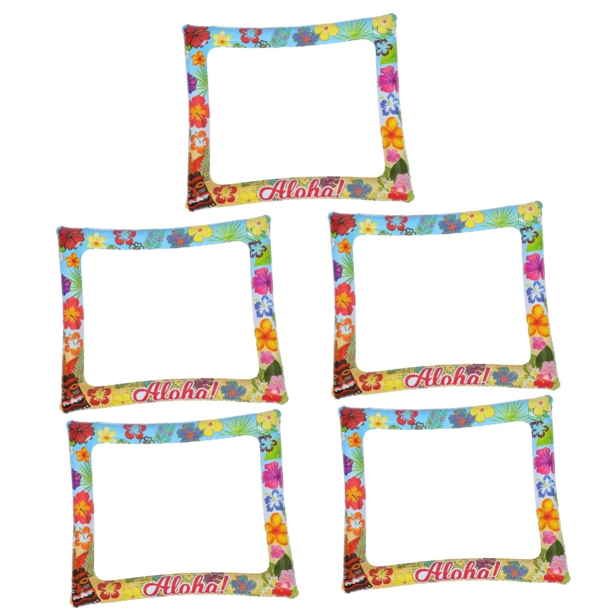 Yardwe 5stücke Aufblasbarer Foto Rahmen Für Partys Sommer Hawaii Stil Requisite Für Fotoautomaten Und Fotorahmen Für Hochzeiten Und Feierlichkeiten Unvergessliche Erinnerungen
