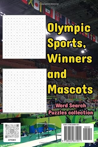 Olympic Sports, Winners and Mascots - Word Search Puzzles collection: Learn and have fun with our wo