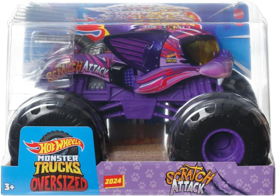 Hot Wheels Monster Trucks 2024 Oversize Scratch Attack