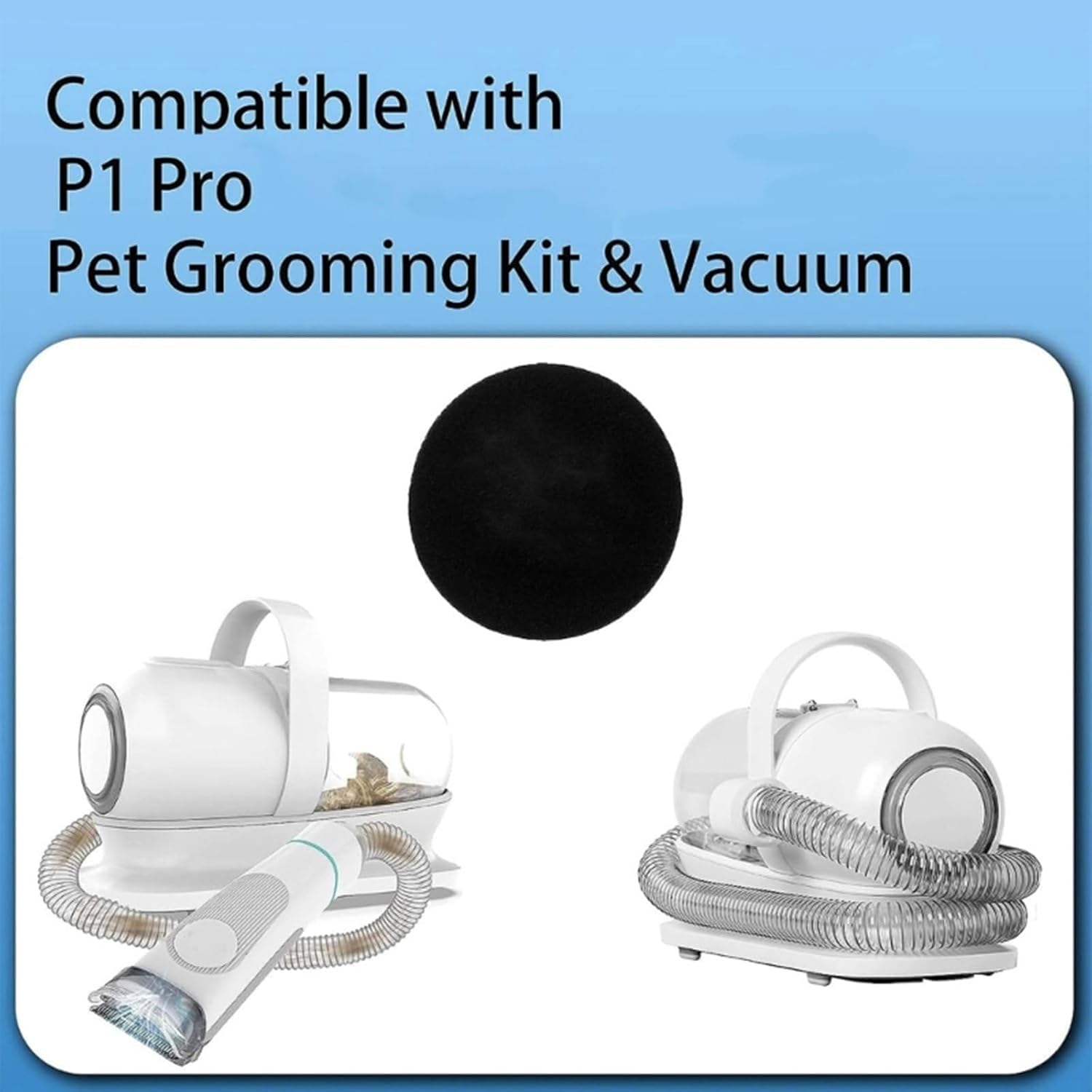 Lot de 10 éponges filtrantes lavables haute efficacité pour aspirateurs d'animaux domestiques