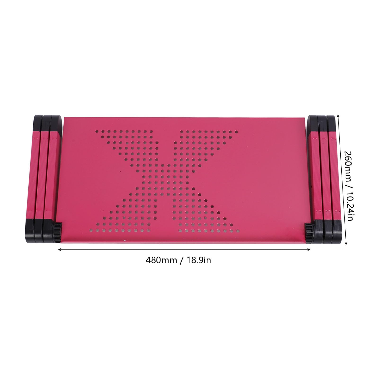 Supporto per Laptop, Supporto per Laptop, Lega di Alluminio per Uso Domestico all'aperto (PINK)