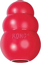 KONG Classic - Füllbares Hundespielzeug - Apportier- und Kauspielzeug für Hunde - Kann Mit Leckerlis Gefüllt Werden - Strapazierfähiges Naturkautschukmaterial - Für Große Hunde