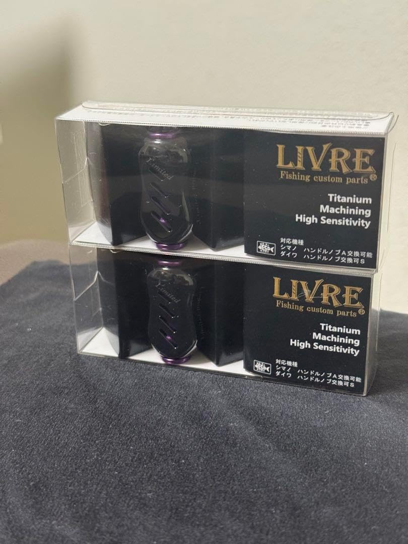 LIVRE リブレ フィーノ ブラック×パープル ハンドルノブ LIVRE リブレ