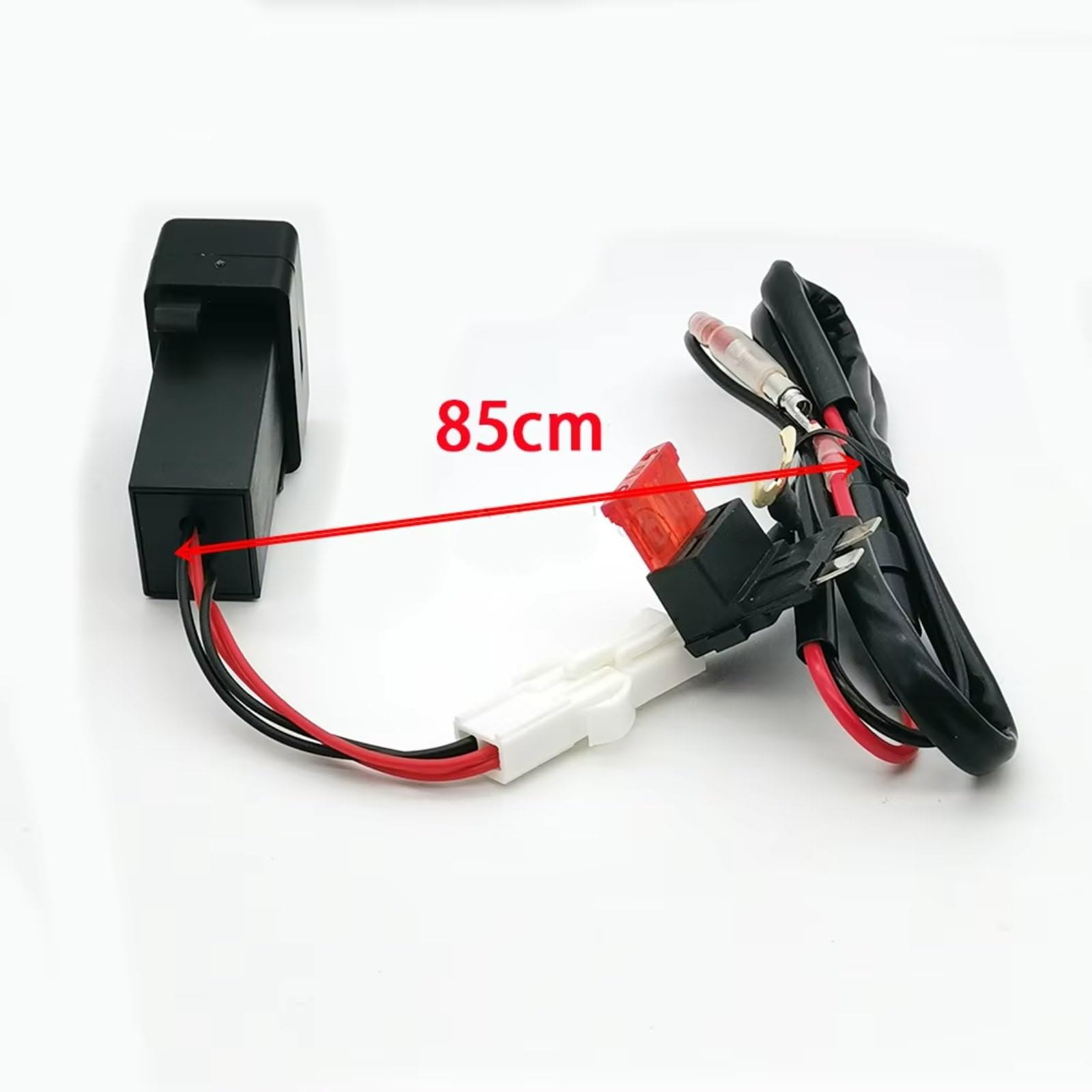 Compatible con Isuzu para Van para 700P Kv100 12V 24V QC3.0 Adaptador De Corriente USB Dual Cable Eléctrico Hembra Impermeable De Alta Velocidad Puerto USB AUX Repuesto