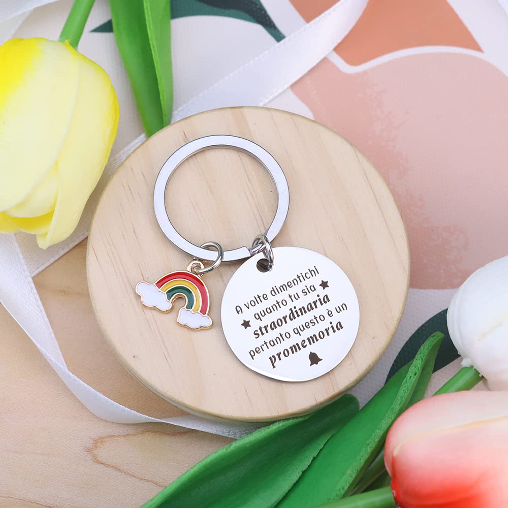 BOMEON Regalo Amica,Regalo Migliore Amica,Portachiavi Amicizia,Idee Regalo Amica,Regalo Sorella Amica Collega Donna Colleghe Natale,Regali Da Fare Alla Sorella