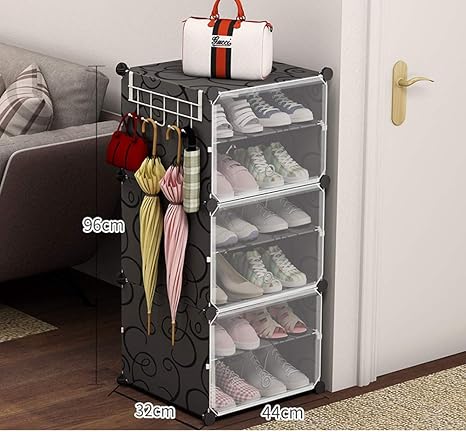 Amazon シューズラック 下駄箱 靴箱 シューズラックタワー 組み立て式 靴棚 靴収納ボックス 大容量 収納 おしゃれ 安い 薄型 靴入れ 玄関収納 シューズボックス オンライン通販