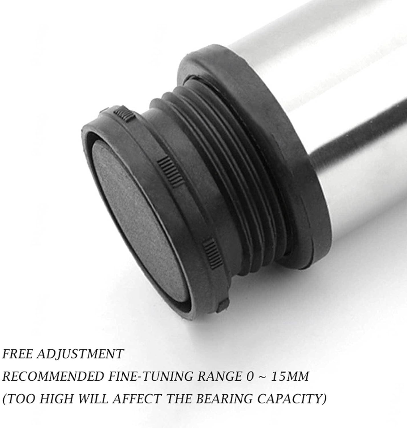 Bed Legs Adjustable Legs Set of 4 Adjustable Furniture Legs Furniture Adjustable Round Adjustable Leg Table Leg Furniture Feet Leg,350mm(13.77in) ()