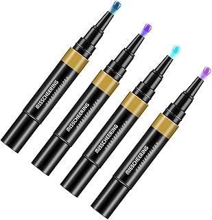 FRCOLOR 4 Pçs Caneta De Gel De Óleo De Manicure Para Fototerapia Caneta De Gel Para Unhas De Gel Para Moldagem De Unhas Ferramenta De Pontilhamento De Unhas Equipamento De Arte Para Unhas