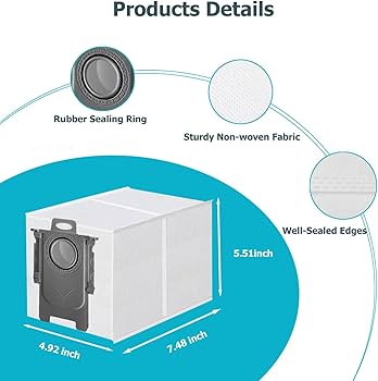 Sacchetto Per La Polvere Per Roborock Saros 10R G20S Ultra Q Revo Qrevo