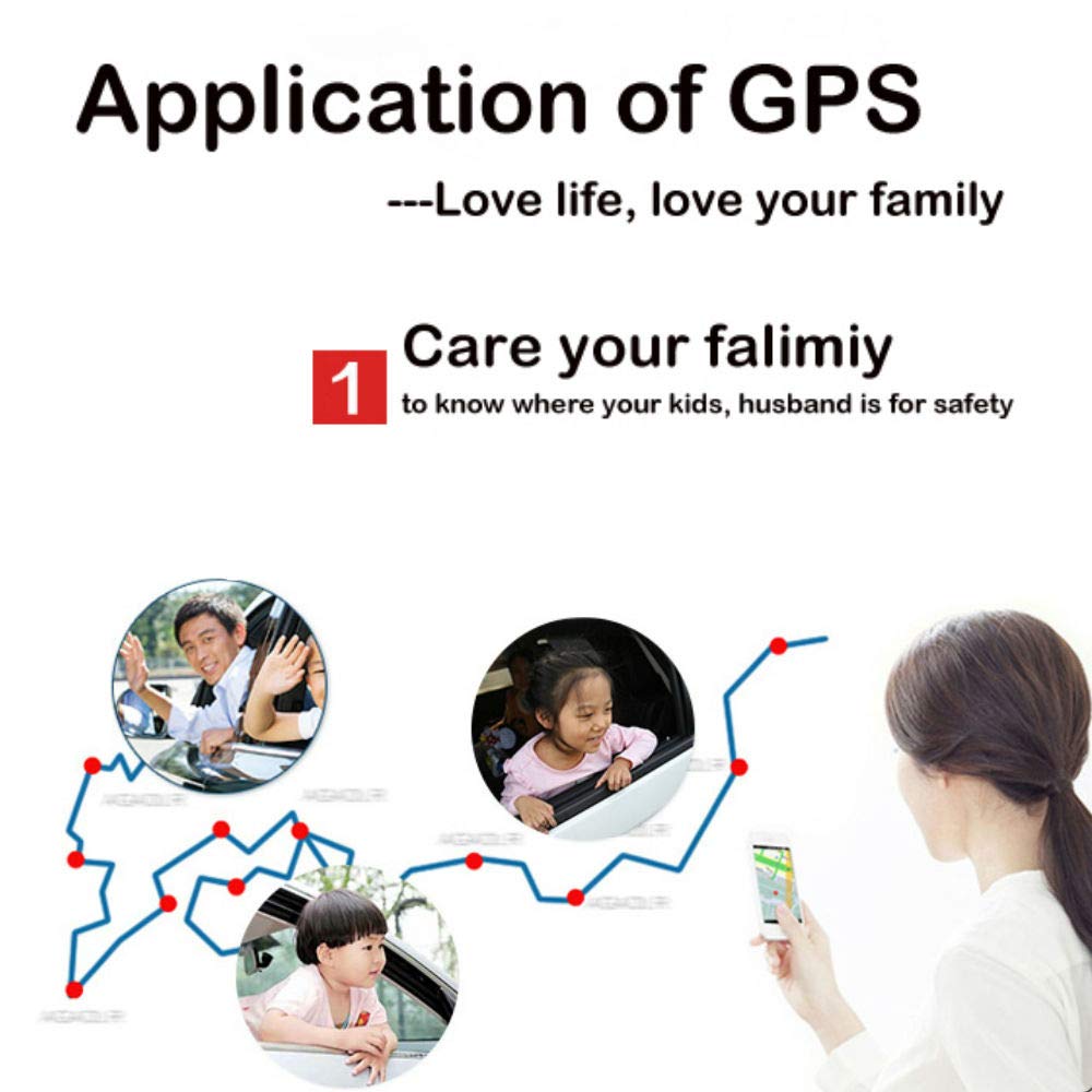 TKMARS Localizador GPS para Coche, Alarma Moto, Mini Rastreador GPS Alarmas Múltiples Antirrobo Puede ser Utilizado en Coche, Anciano, Niños, Mascota,Impermeable, con Imán,Electric - Fence
