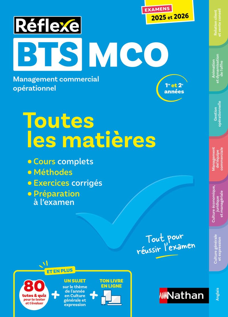 Toutes les matières BTS MCO - Réflexe - 2025-2026 - N° 7 (7)