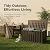 76 Gallon Outdoor Deck Box with Wheels & Lockable Lid - Waterproof UV Resistant Resin Storage Box, Patio Bench Container for Garden Tools, Pool Accessories, Backyard Porch & Patio Cushions (Black)