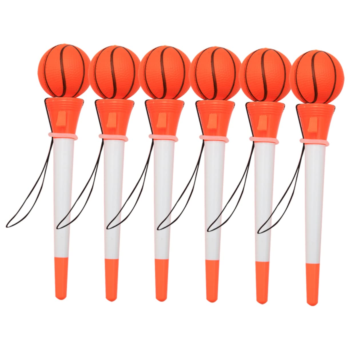 Lurrose 24stücke Basketball Kugelschreiber Lustige Und Praktische Schreibgeräte Für Schule Und Büro Ergonomischer Griff Zufällige Farben Für Sportpartys Und