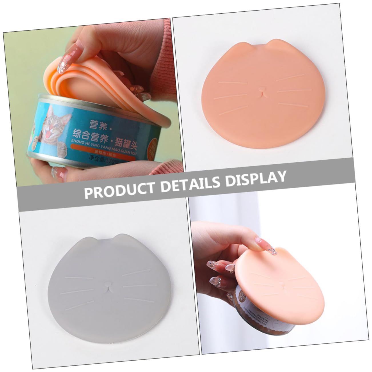 HAPINARY Pet Supply Daily Use Cat Food Lid Professional Dog Can Covers Small Pet Food Covers Can Sealing Lid