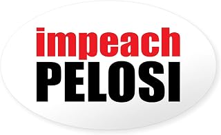 CafePress Impeach Pelosi Oval Sticker Oval Car Bumper Sticker