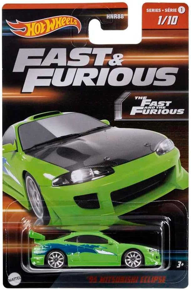 Hot Wheels-95 Mitsubishi Eclipse - The Fast and The Furious (1/10)