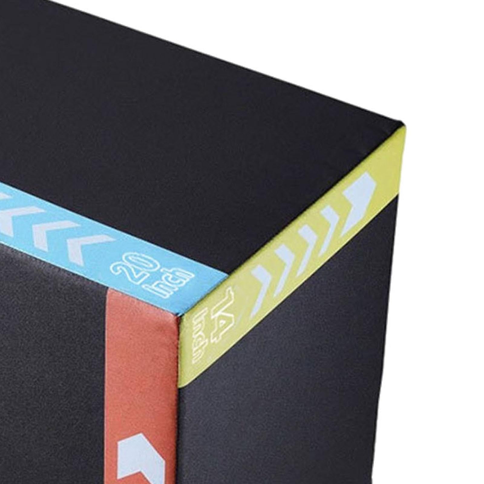 Caja pliométrica 3 en 1, cajas pliométricas de PVC, plataforma pliométrica de alta densidad para gimnasios domésticos y comerciales