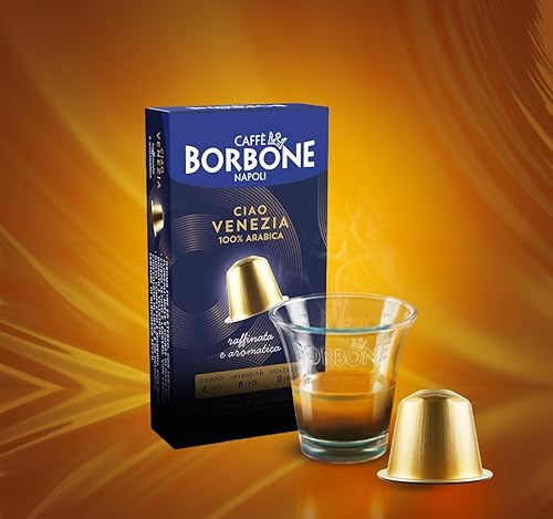 Miniatura 4 de Caffè Borbone Ciao Venezia - Cápsulas de aluminio compatibles con máquinas originales Nespresso, tostado medio, 100 unidades