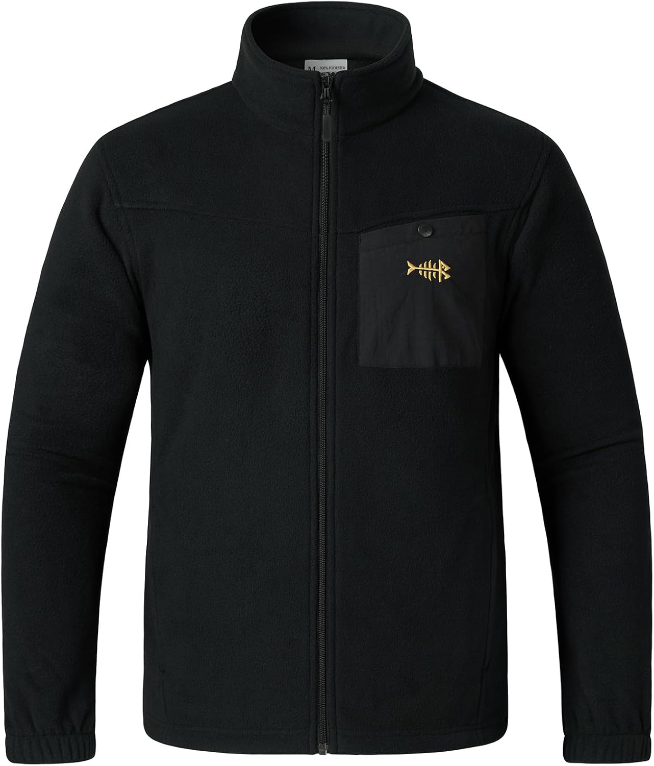 BASSDASH AllDay Men’s Full Zip Fleece Jacket Soft Sweatshirt Breathable Mid-Weight Polar Fleece Winter Coat with Pockets - Image 6