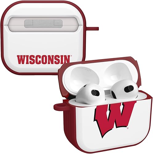 Miniatura 27 de AFFINITY BANDS Wisconsin Badgers Camo HDX - Funda compatible con Apple AirPods Pro
