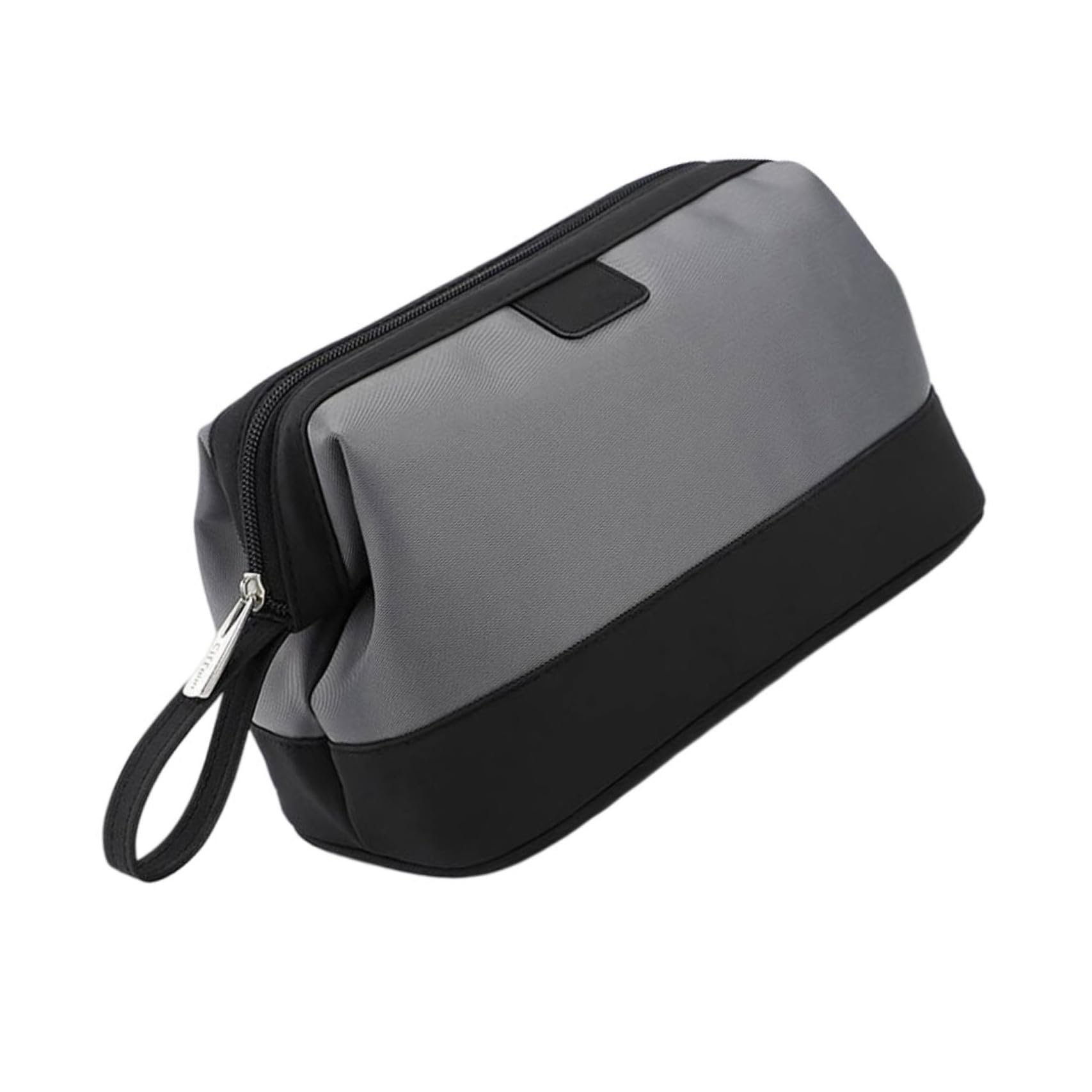 Bolsa Neceser Hombre Multifuncional con Gran Capacidad para Viaje y Almacenamiento Cosméticos Portátil Gris