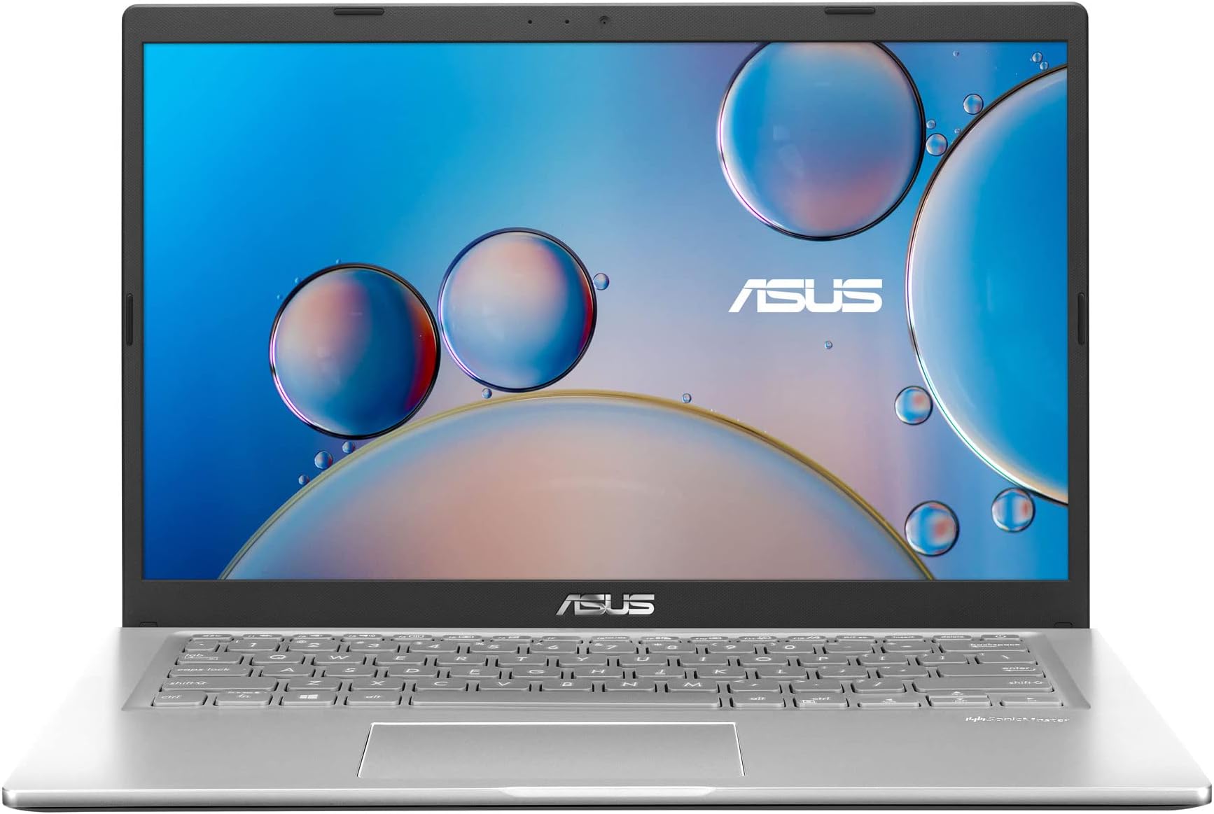 ASUS Laptop A416EA-EB1307W (Transparent Silver) Slim Laptop, i5-1135G7 8GB 512GB PCIE G3 SSD, Intel UMA, WIN11 HOME, 14 inch, Webcam, Eng-Arb-KB, 2 Pin Adaptor
