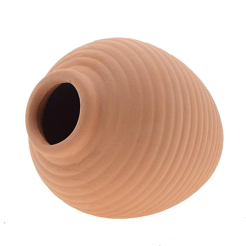 Enfeite para Aquário em Cerâmica, Caverna para Peixes Saim Amarela, E4TW1901SZ08601, Tamanho M