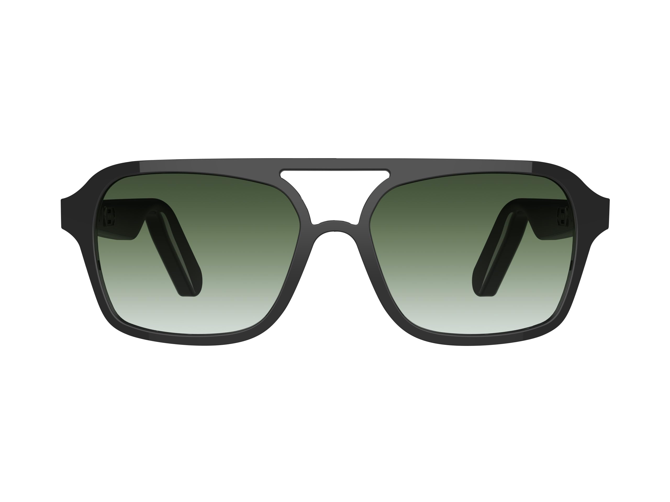 Lucyd - Bluetooth Audio Glasses - Men & Women Smart Glasses w/UV Protection - Open Ear, Noise Canceling Wireless Mics, Quadrasonic Sound Speaker, Voice Assistants Compatible – Voyager