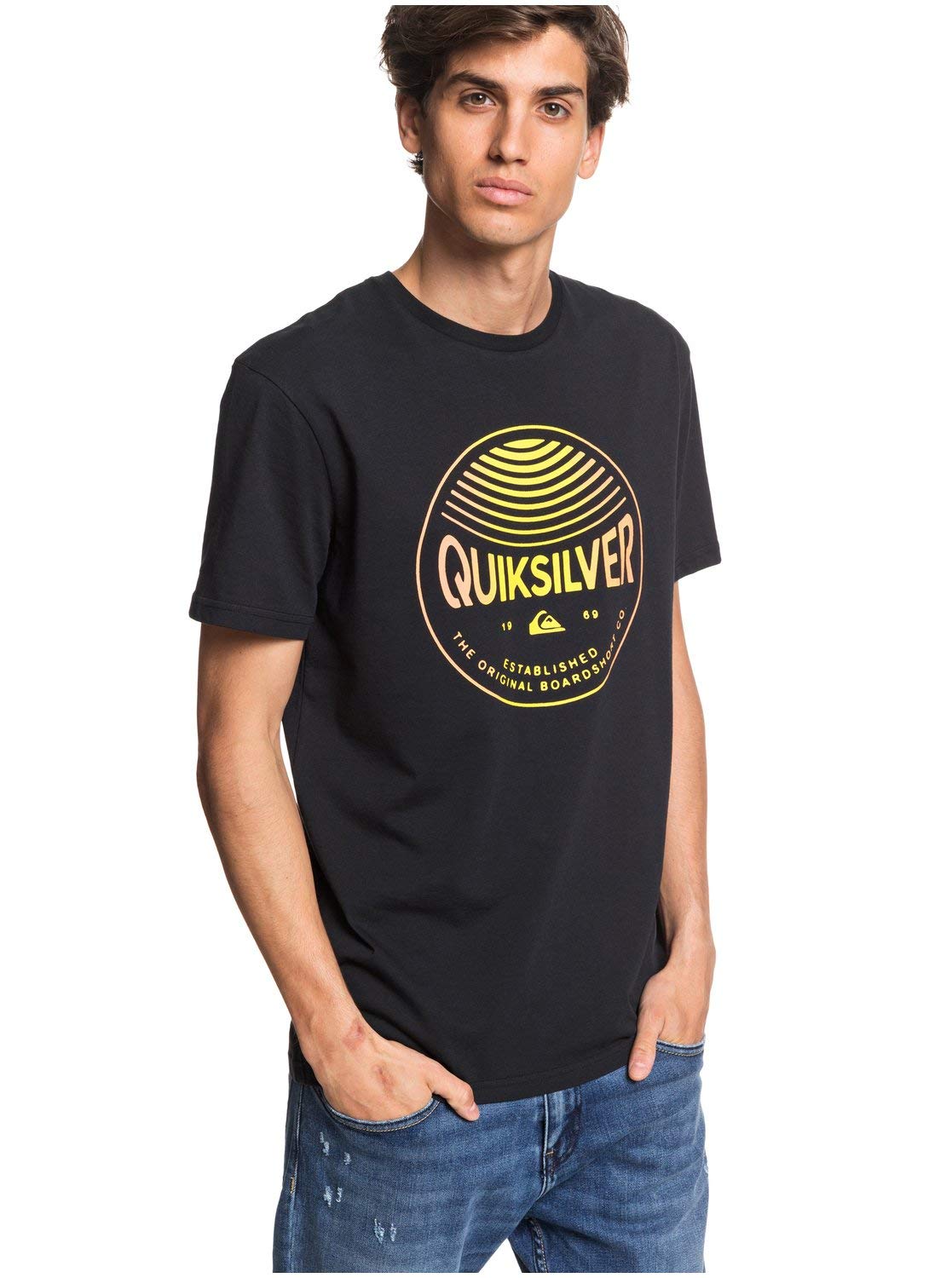 QUIKSILVER - Colors in Stereo T-Shirt for Men Black, s