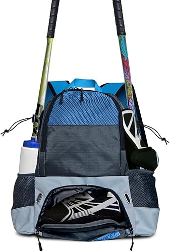 Sweep Youth - Mochila de hockey sobre césped de tamaño perfecto para atletas de 8 a 14 años, a diferencia de las mochilas grandes y voluminosas de