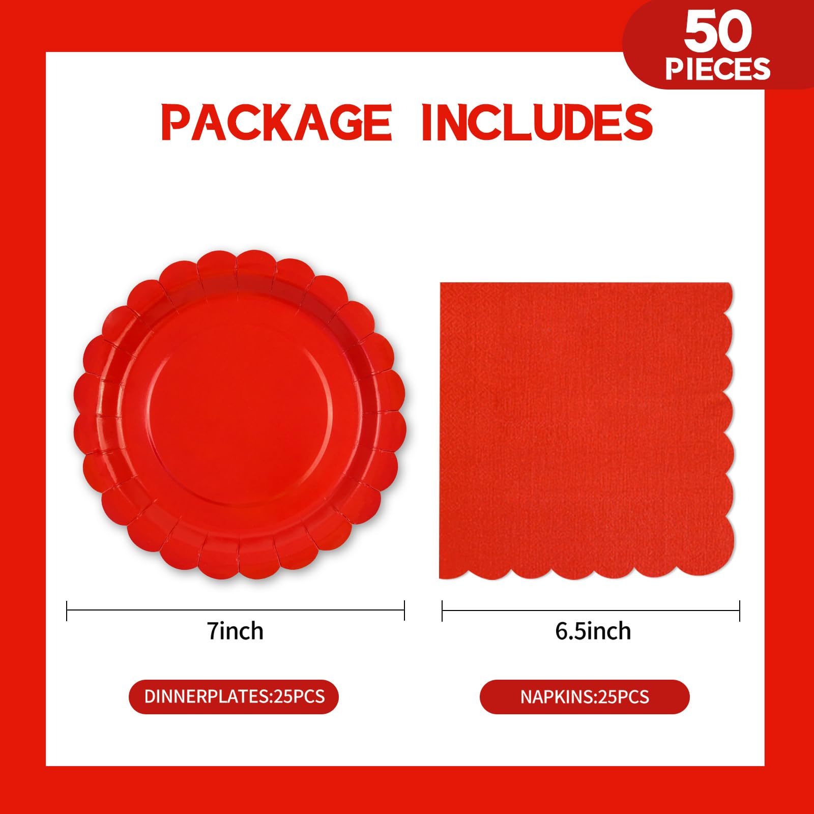 SietDESEO 50 tovaglioli bianchi a 3 veli, usa e getta, piegati, 12,7 x 12,7 cm, tovaglioli di carta smerlati per cena, matrimonio, festa di compleanno, tovaglioli bianchi da dessert